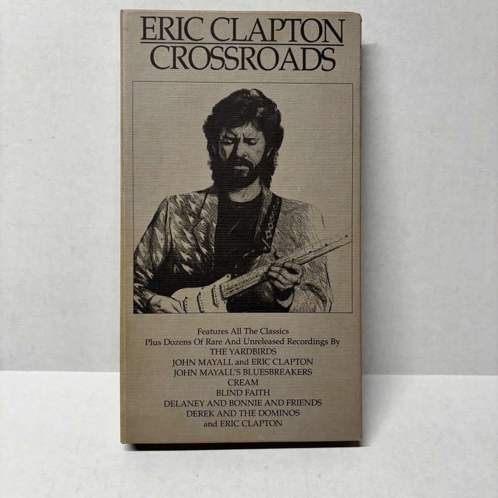 Eric Clapton Crossroads 4 CD Box Set Tan Vintage Polydor Rare Recordings